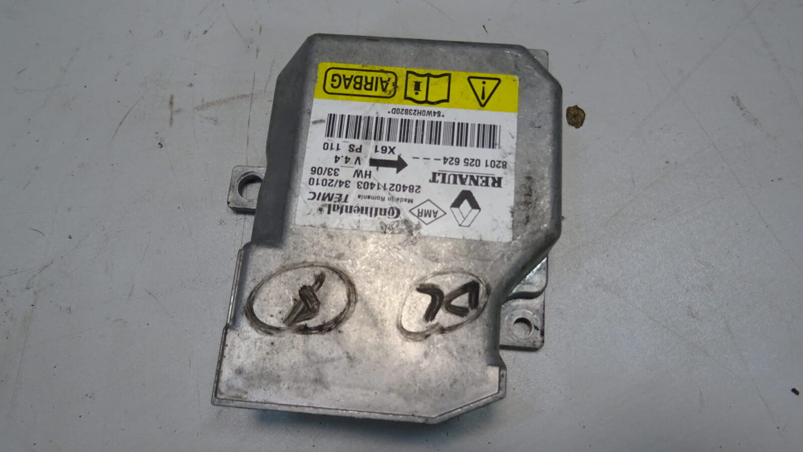 Renault Kangoo Sterownik Poduszek Air Bag 2840211403
