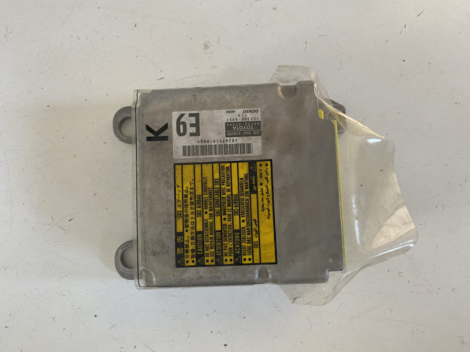 Toyota Prius II Sensor Moduł Airbag 89170-47390