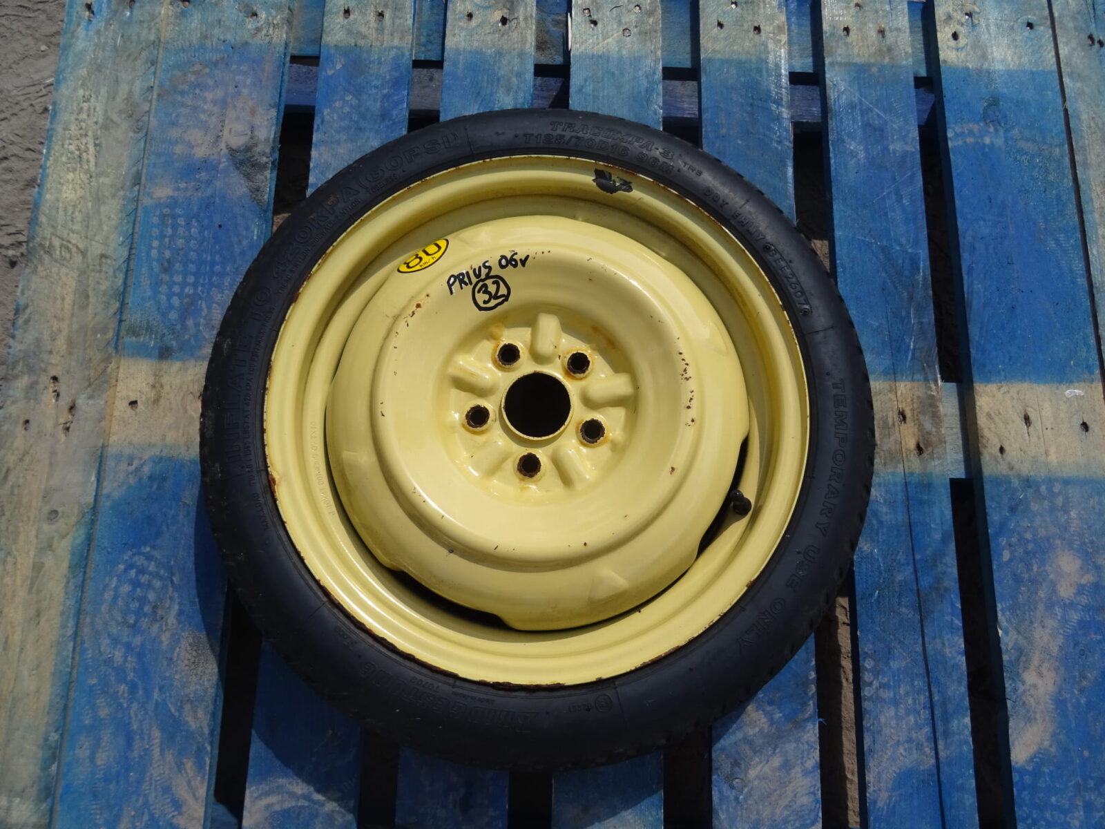 Toyota Prius II Koło Dojazdowe 5x100 T125/70d16 54,1 Et45