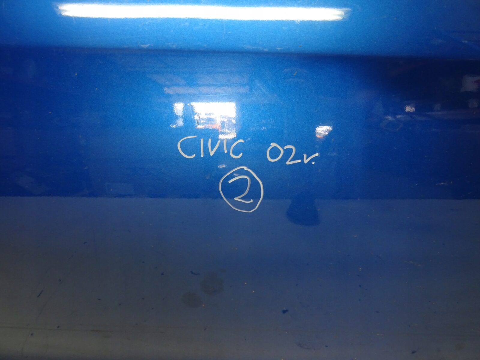 Honda CIVIc VII Drzwi Prawe Przednie 3drzwi NIEBIESKIE - obrazek 4