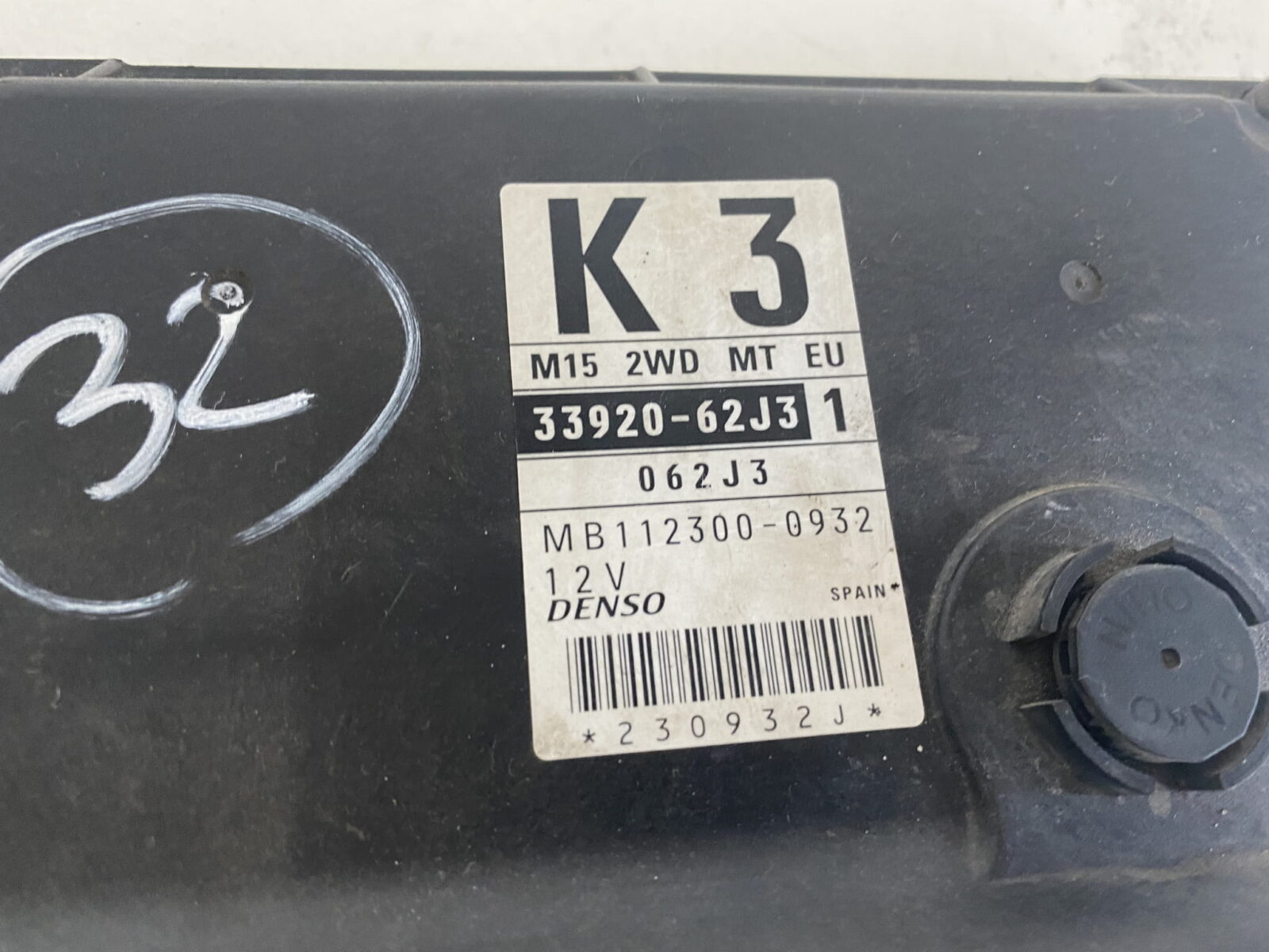 Suzuki Swift Mk6 Sterownik Silnika 33920-62j3 112300-0932 - obrazek 2