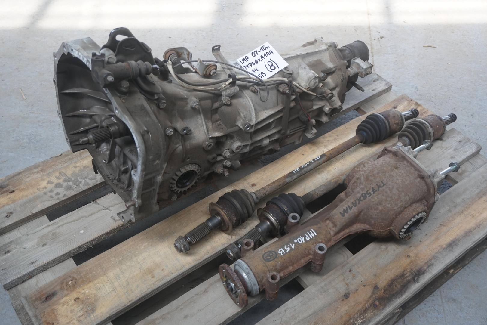 Subaru Impreza GH SKRZYNIA BIEGÓW Ty758xa1aa Nr.8