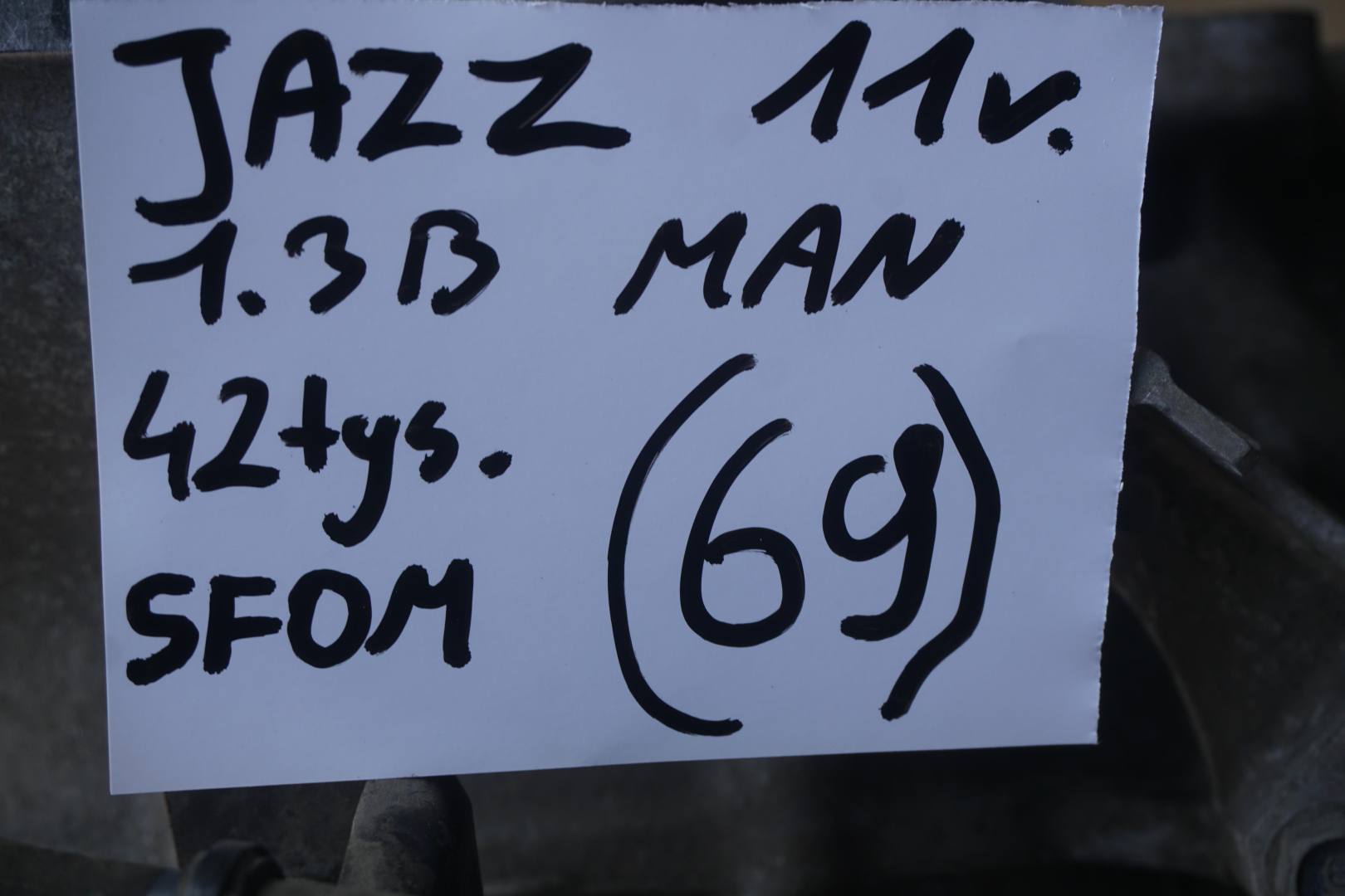 HONDA JAZZ III SKRZYNIA BIEGÓW SF0M NR.69 - obrazek 7