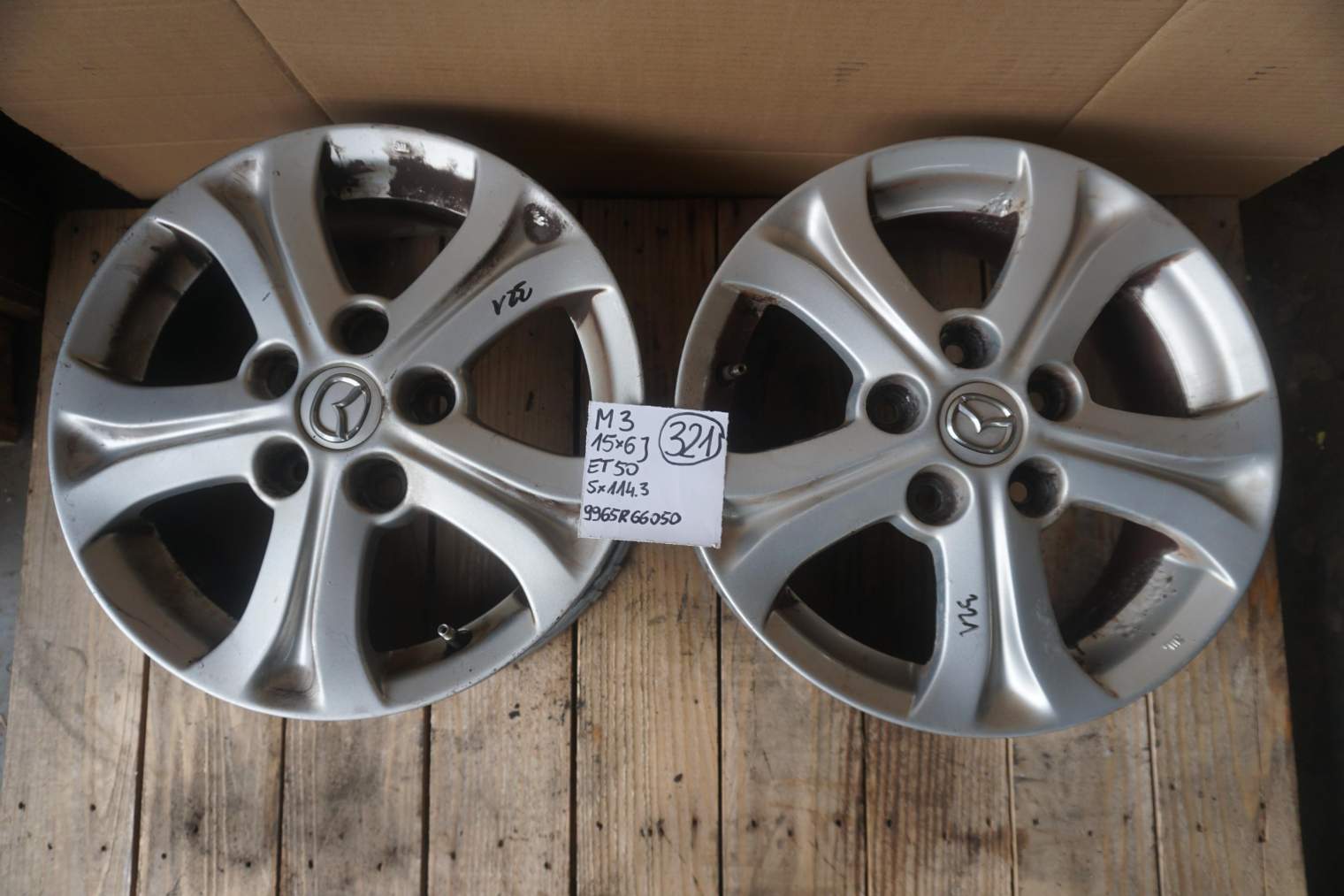 MAZDA FELGA ALUMNIOWA 15x6J ET50 5X114,3 9965R66050
