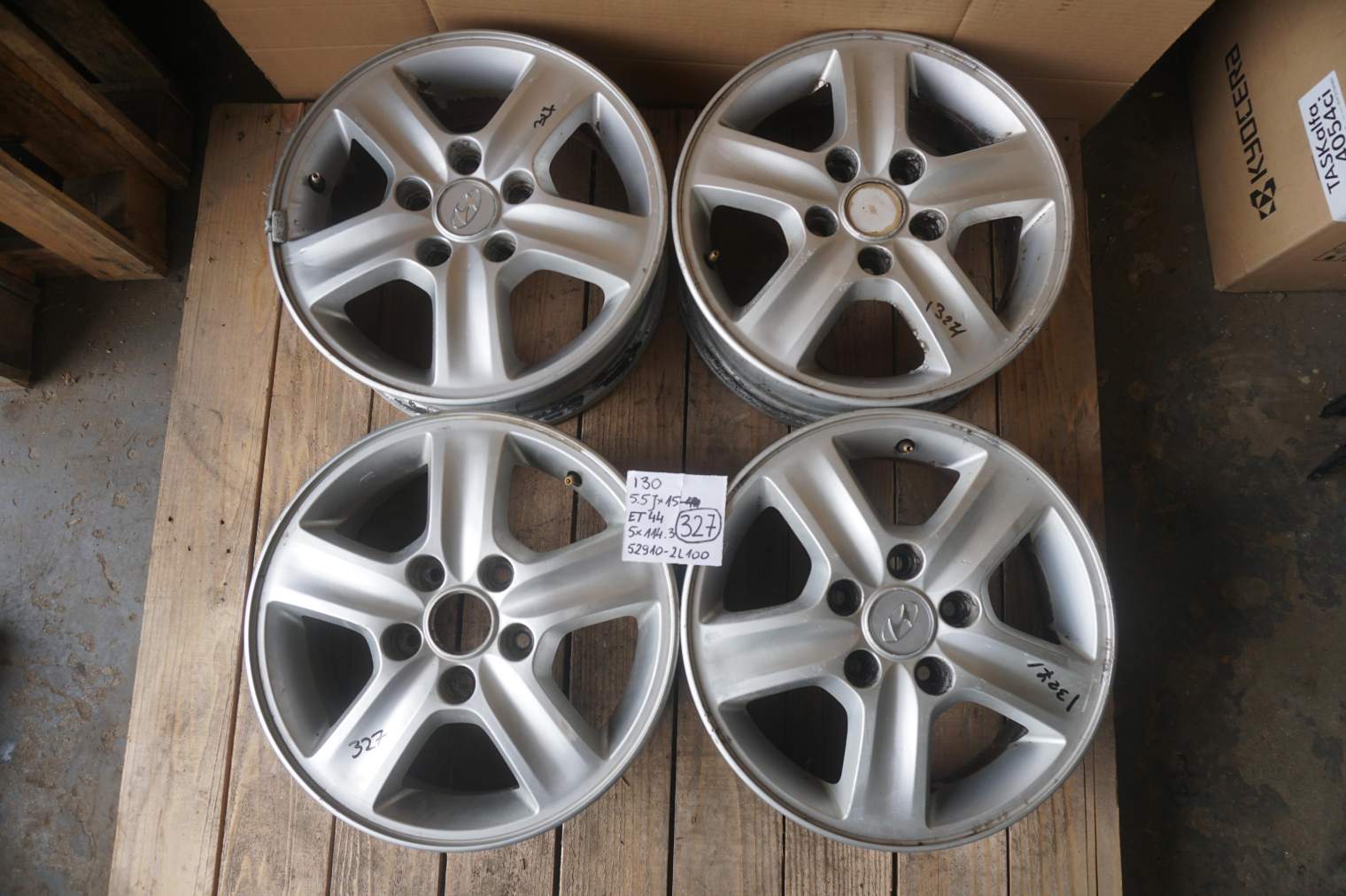 HYUNDAI I30 KIA CEED FELGA ALUMNIOWA 15x5,5J ET44 5X114,3 52910-2L100 - obrazek 2