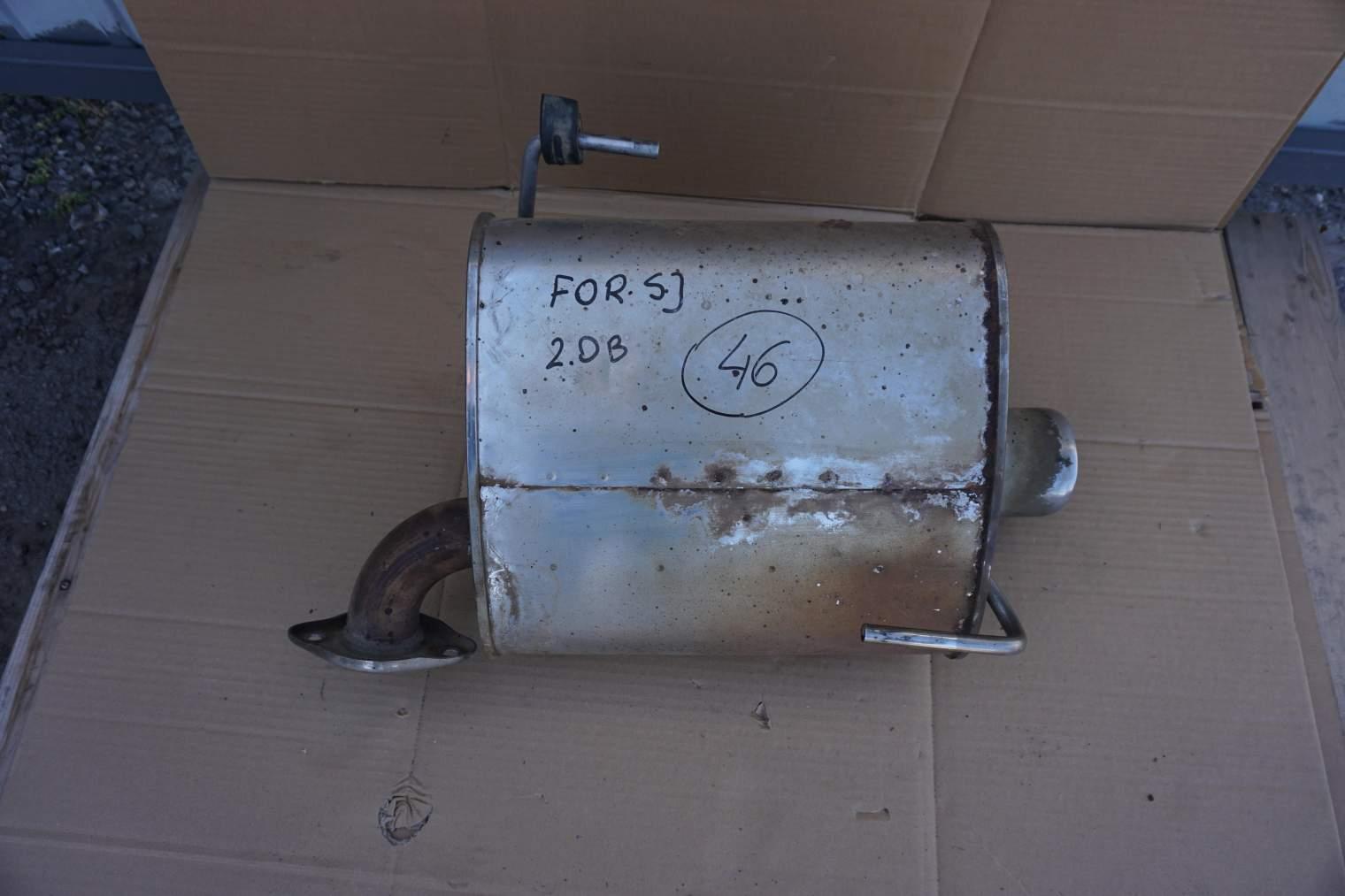 SUBARU FORESTER SJ IV 2.0B PRAWY TŁUMIK KOŃCOWY