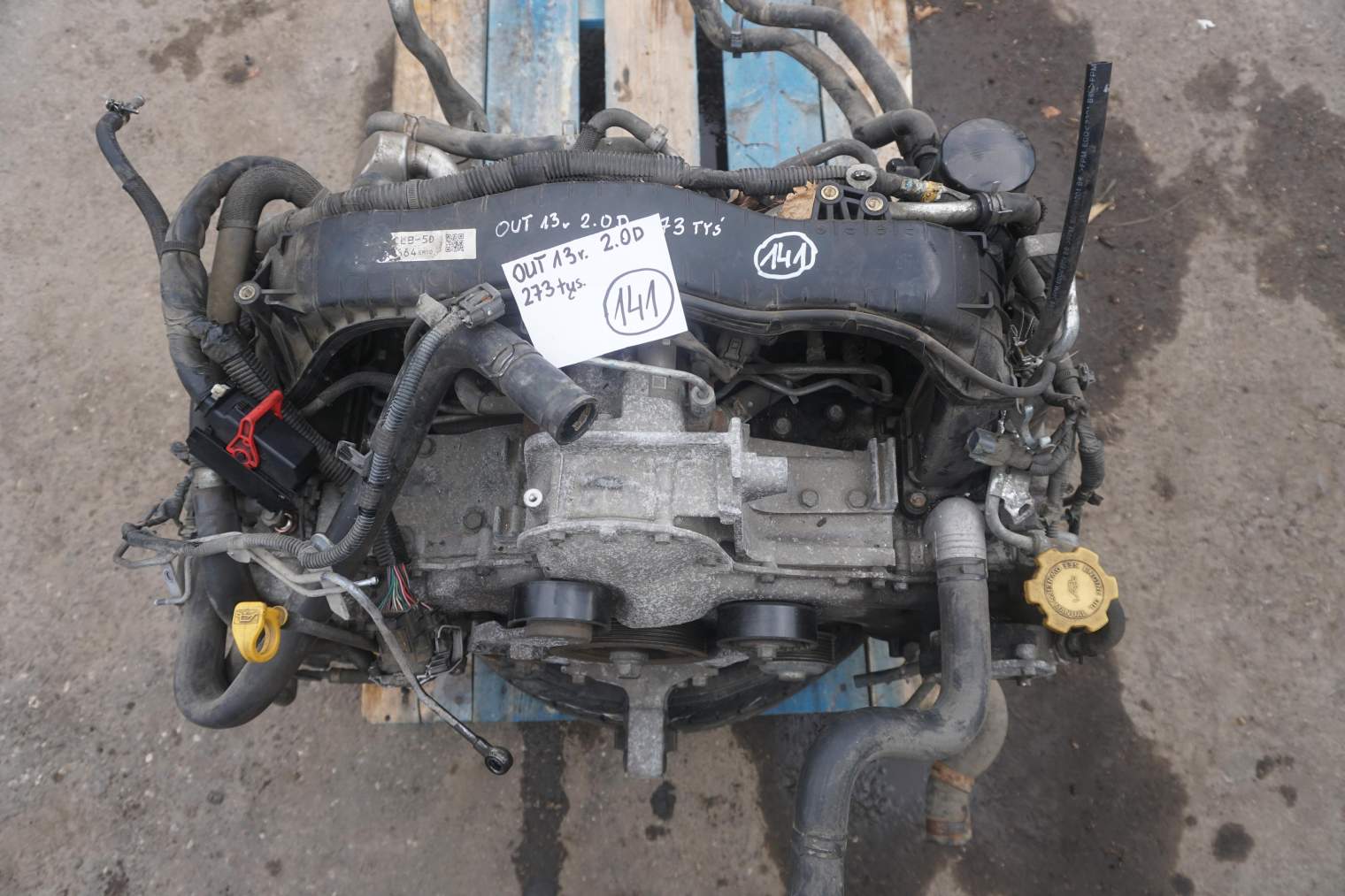 SUBARU OUTBACK IV BR LEGACY V SILNIK EE20ZKDCLB 2009-2011R 2.0 DIESEL