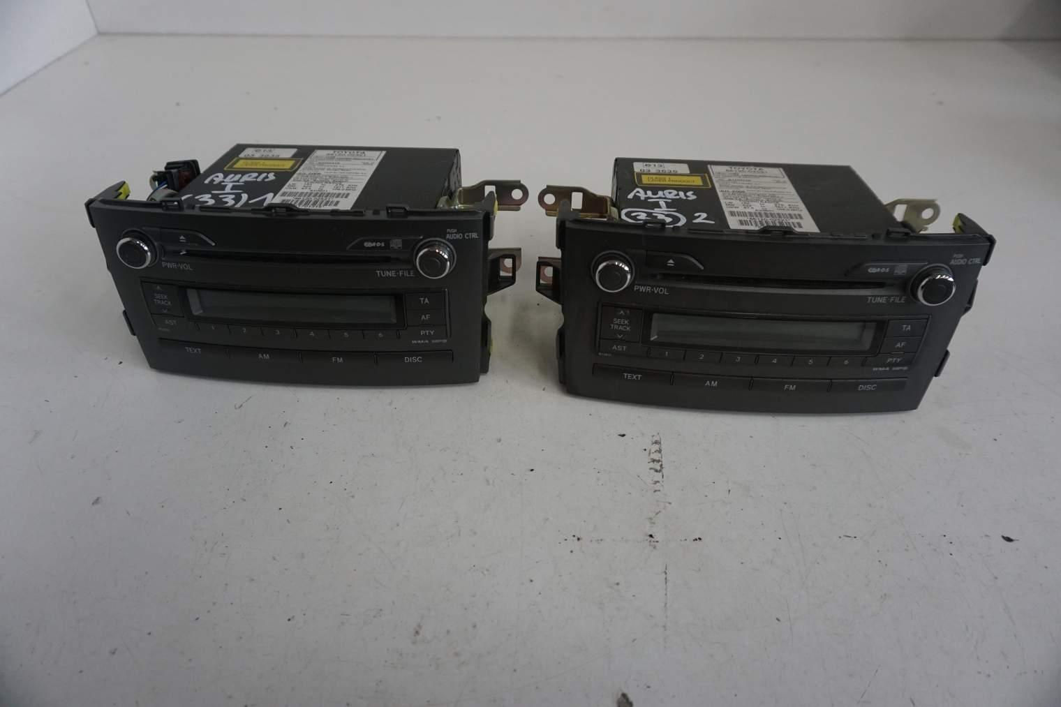 TOYOTA AURIS I RADIOODTWARZACZ 86120-02521