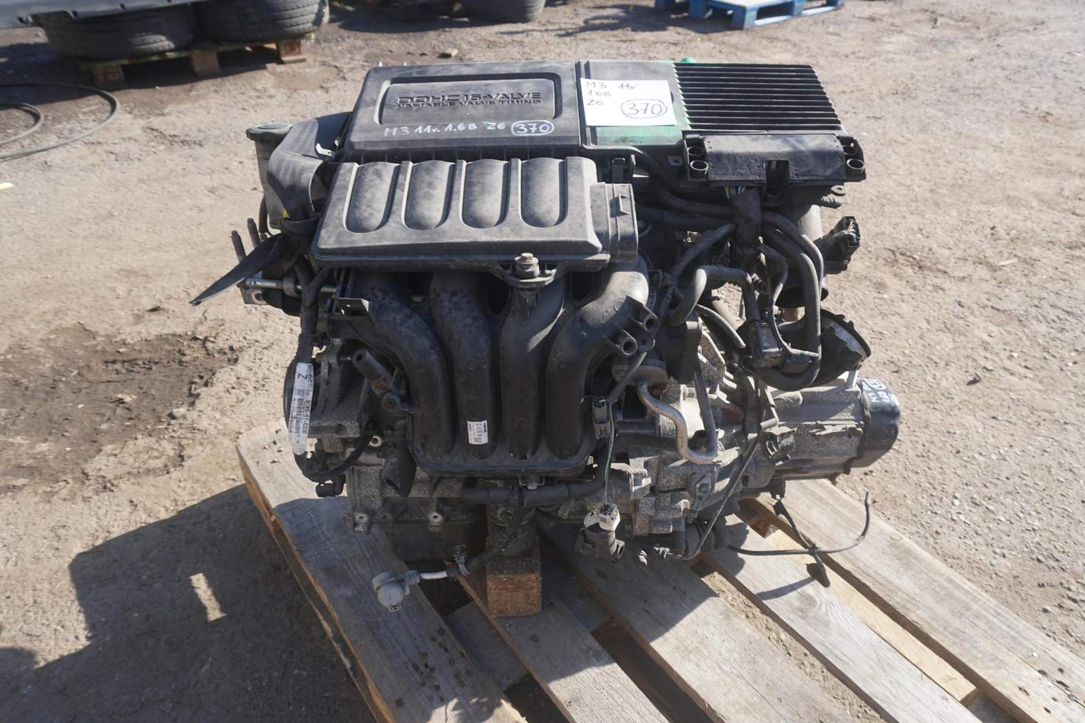 MAZDA 3 BL SILNIK 1.6BENZYNA Z6 Z680 GŁOWICA BLOK nr.370