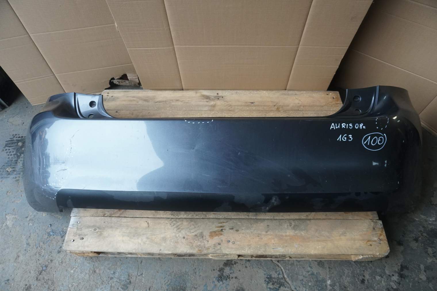 TOYOTA AURIS I E15 TYLNY ZDERZAK KOLOR 1G3  2009r 52159-02400