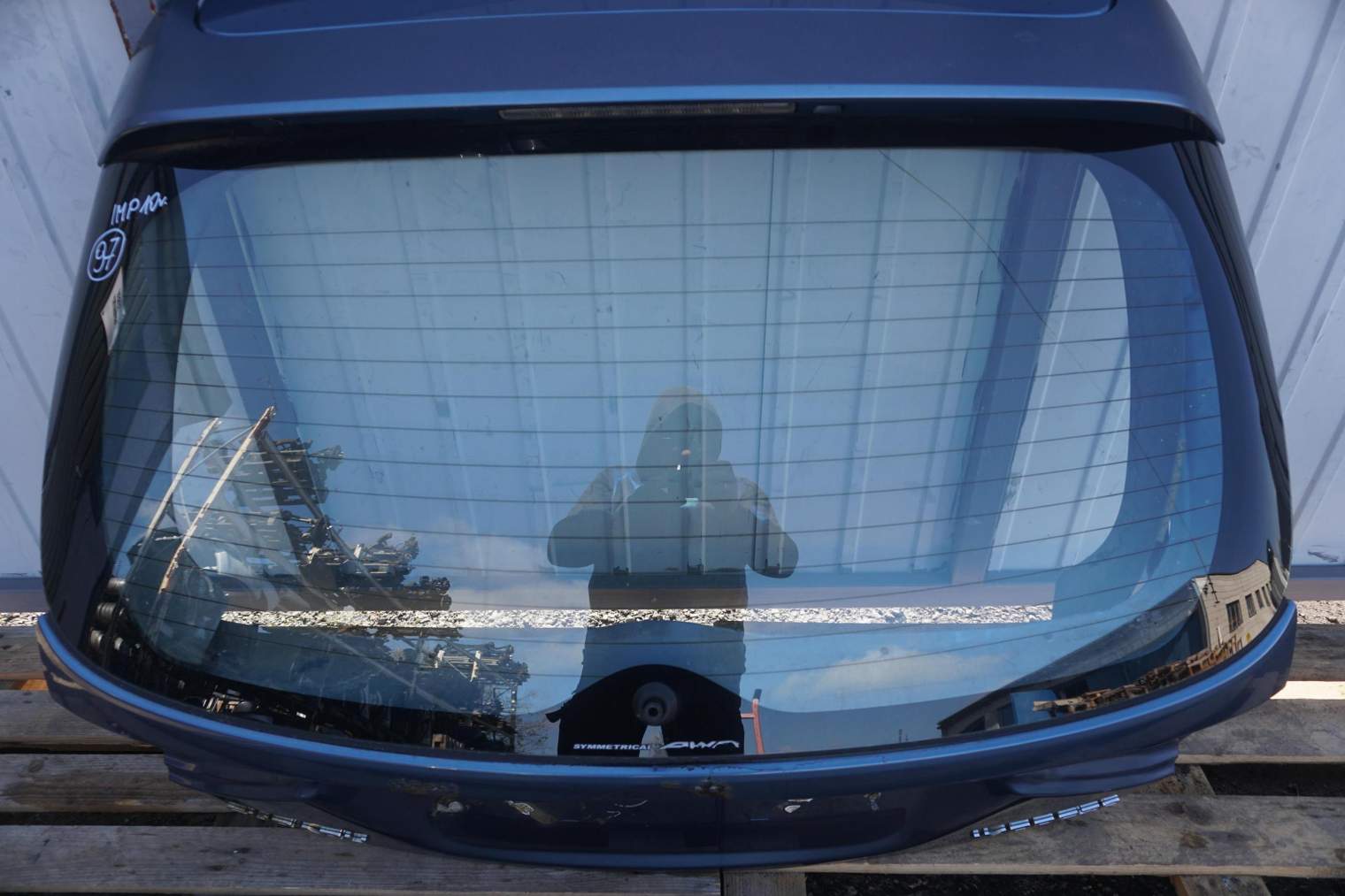 SUBARU IMPREZA GH SZYBA TYLNA KLAPY BAGAŻNIKA