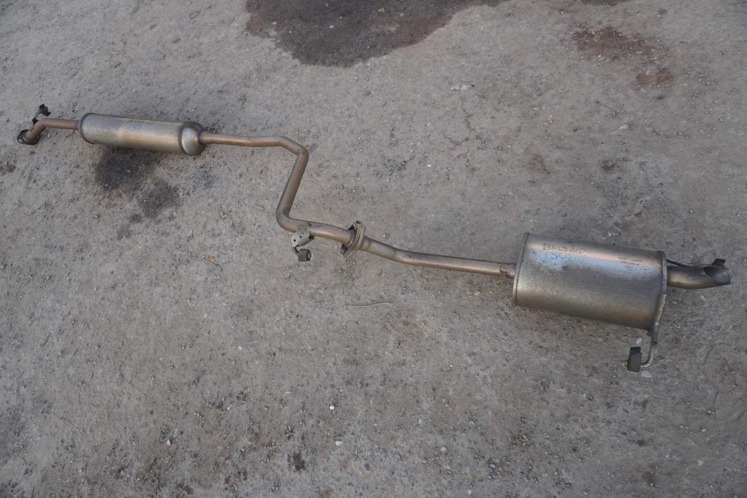 SUZUKI BALENO II 2019R TŁUMIK SRODKOWY 14250M68PA0 KOŃCOWY 14300M68PA0