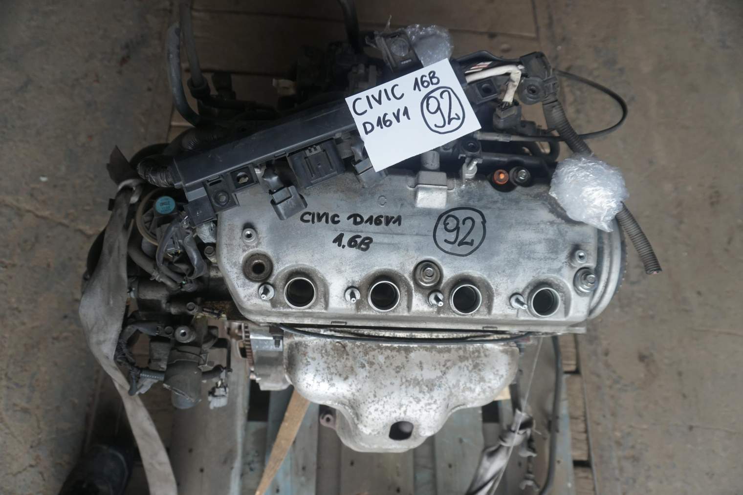 HONDA CIVIC VII SILNIK D16V1