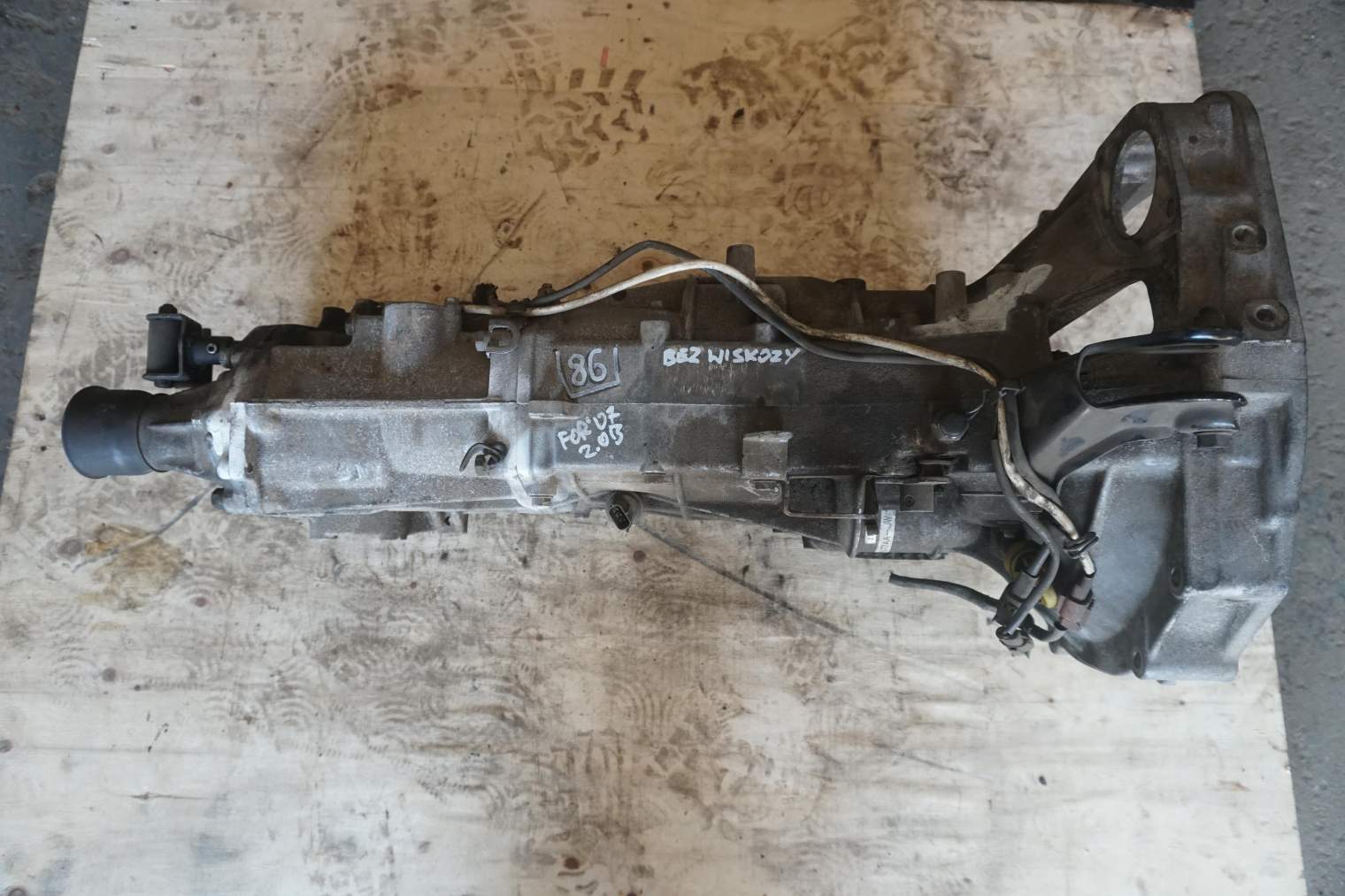 SUBARU FORESTER SG II SKRZYNIA BIEGOW TY755XT7AA 2.0B EJ204 USZKODZONA