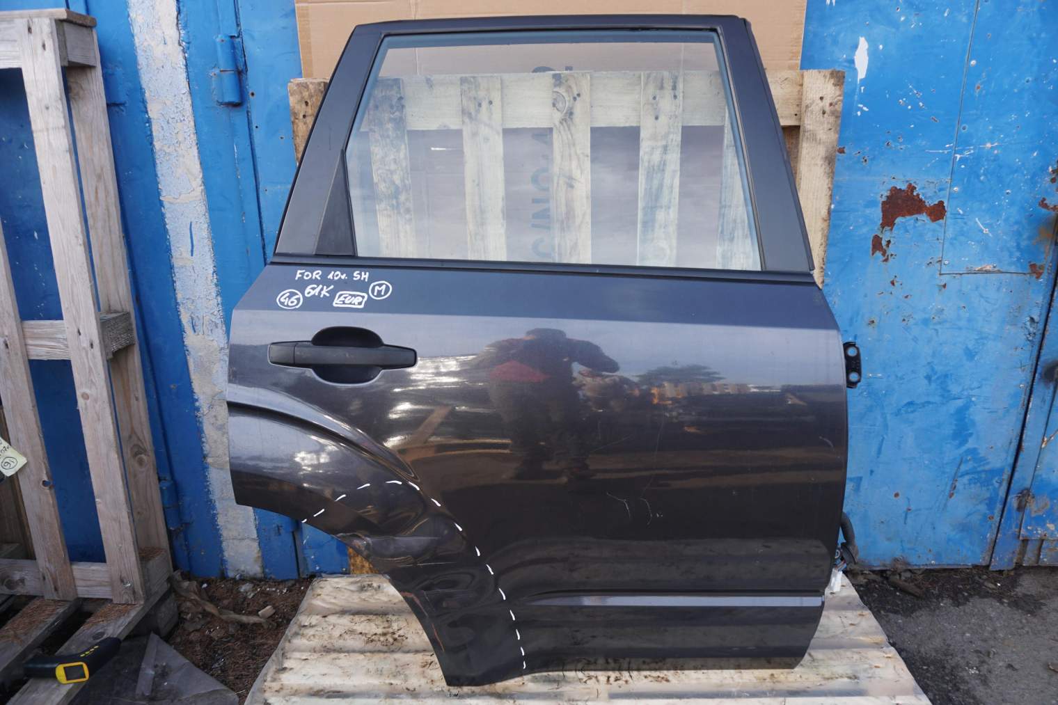 SUBARU FORESTER SH III DRZWI PRAWE TYLNE SZYBA 08-12R