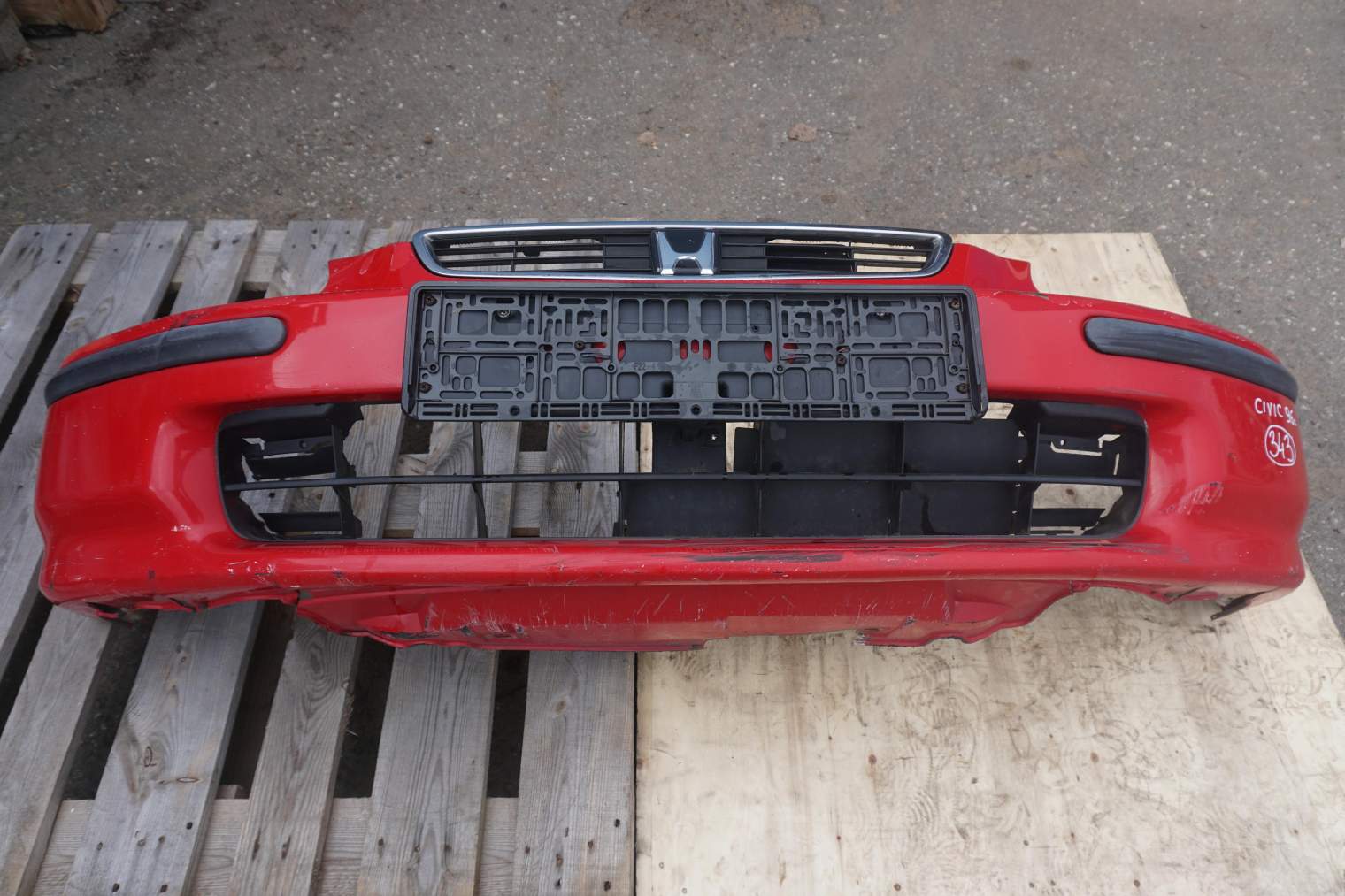 HONDA CIVIC VI ZDERZAK PRZEDNI ATRAPA