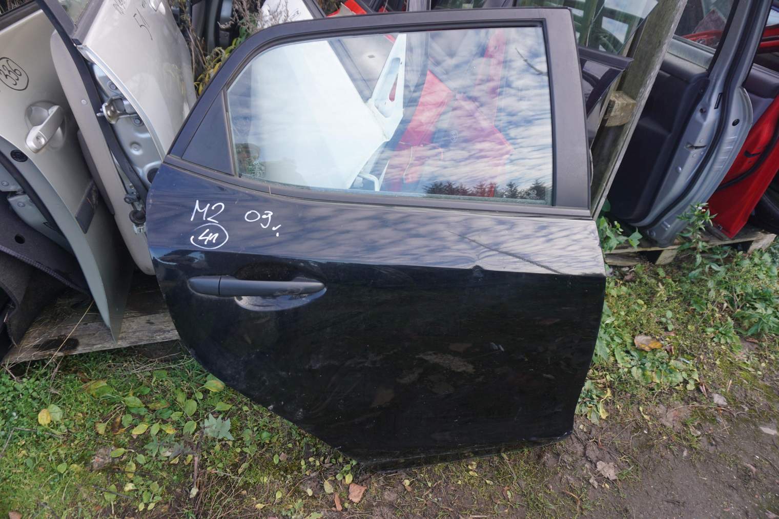 MAZDA 2 DE II DRZWI PRAWE TYLNE A3f