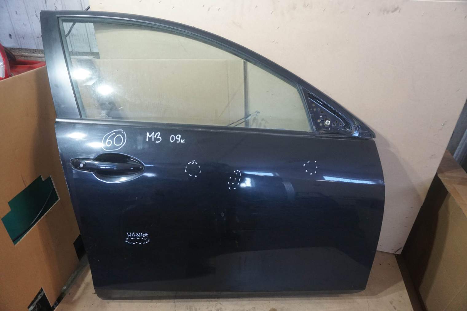 MAZDA 3 BL 2009-2013R DRZWI CZARNE