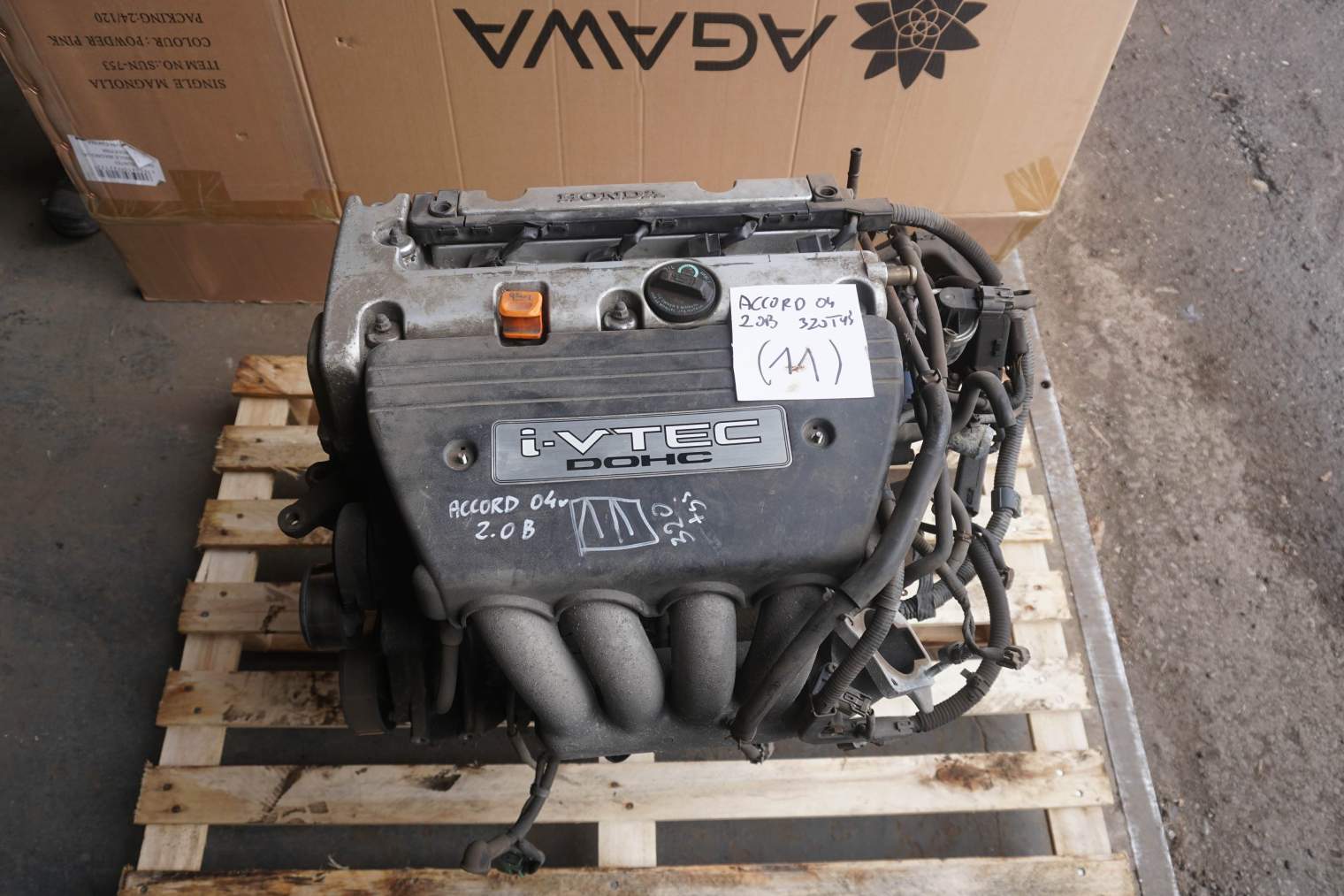HONDA ACCORD K20A6 SILNIK