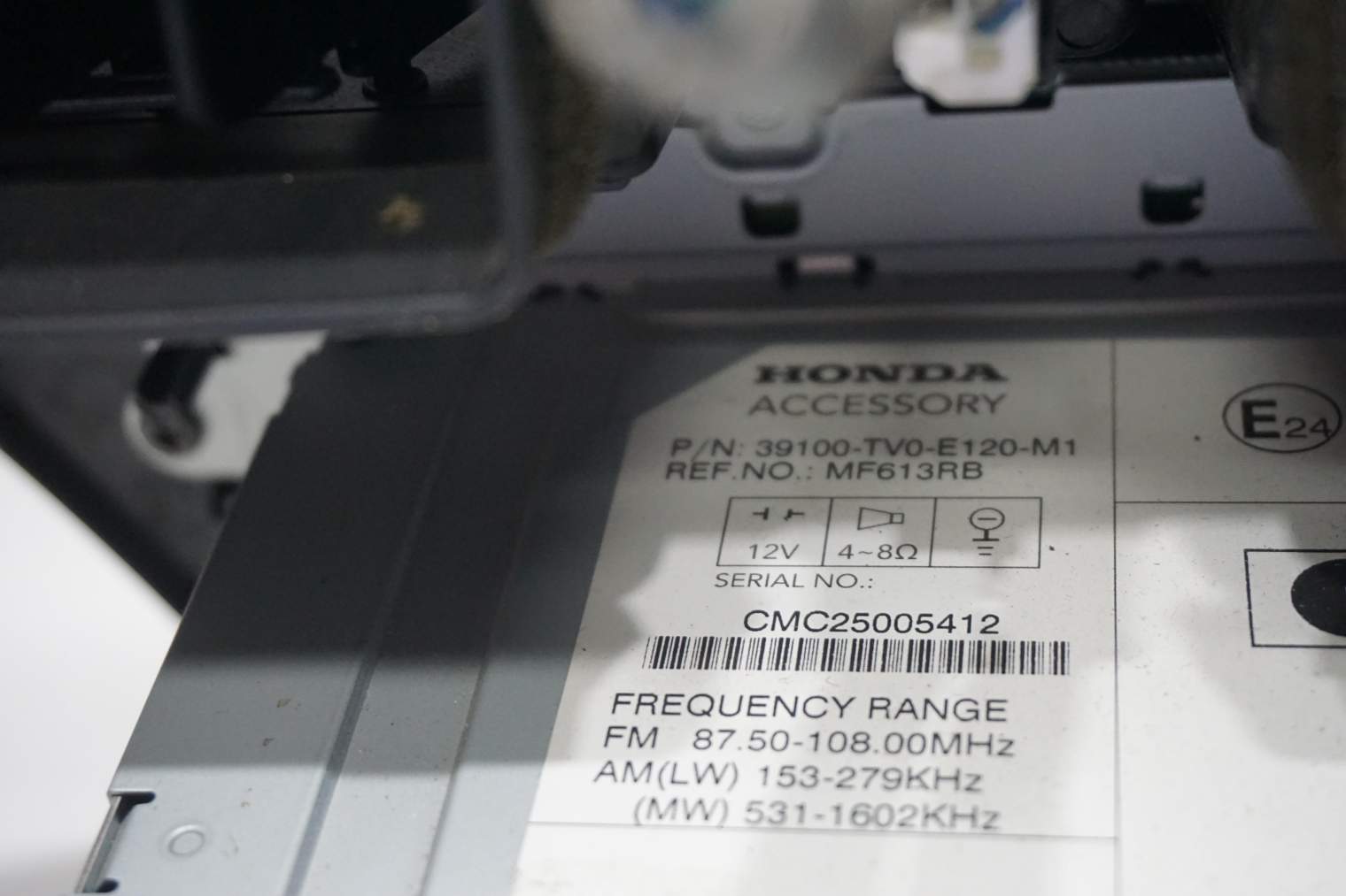 HONDA CIVIC IX RADIOODTWARZACZ 39100-TV0-E120-M1 - obrazek 4