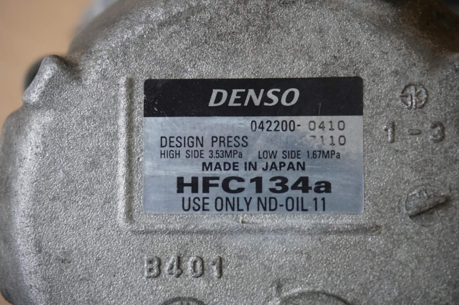 TOYOTA PRIUS III KOMPRESOR KLIMATYZACJI 042200-0410 - obrazek 4