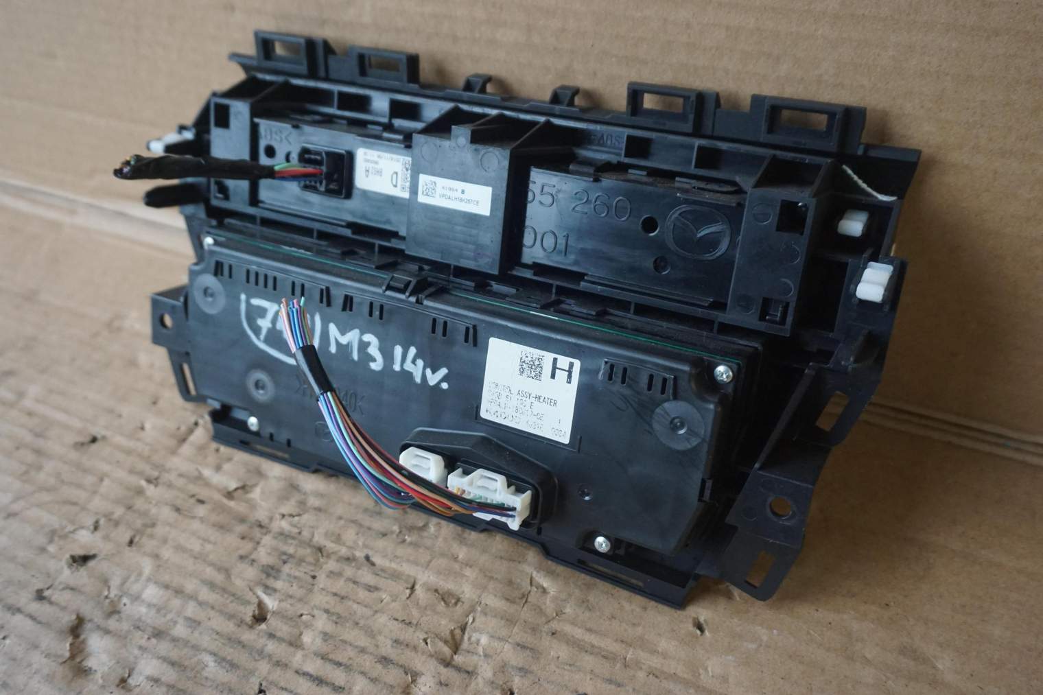 MAZDA 3 III PANEL KLIMATYZACJI B45D61190E - obrazek 7
