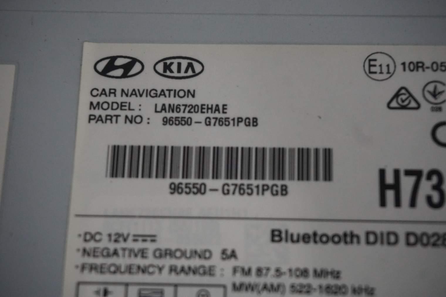 HYUNDAI IONIQ RADIOODTWARZACZ NAWIGACJA GPS 96550G7651PGB - obrazek 6